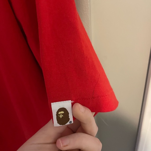BAPE Red Men’s Tshirt - Picture 6 of 6